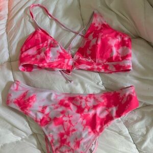 Tie dye bikini set